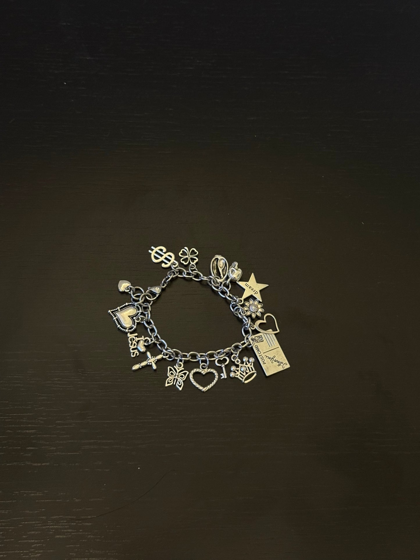 Raw Charm Bracelet
