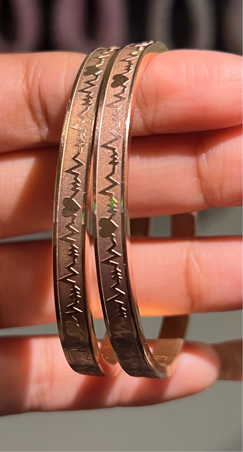 Raw LifeLine Bangle