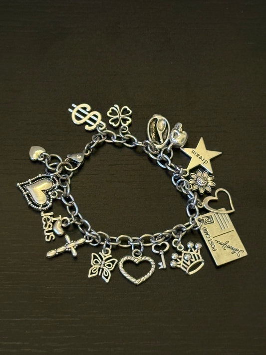 Raw Charm Bracelet
