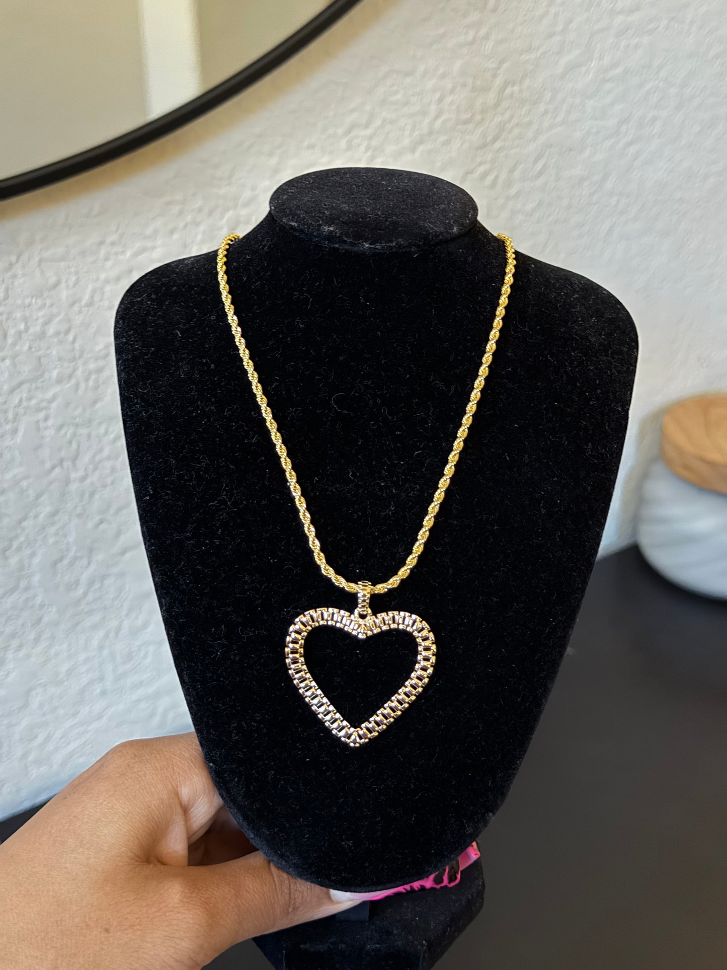 Rolex Heart Necklace