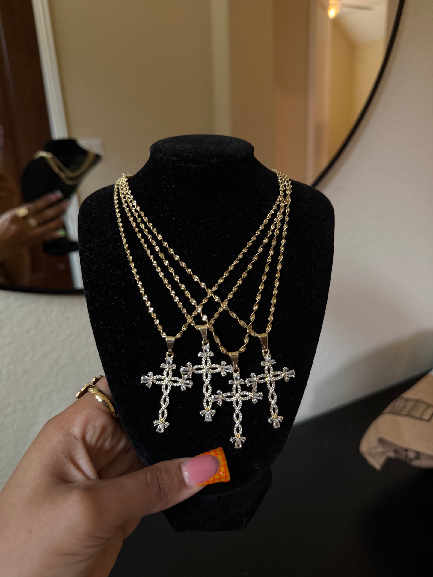 Cross Gold Necklace