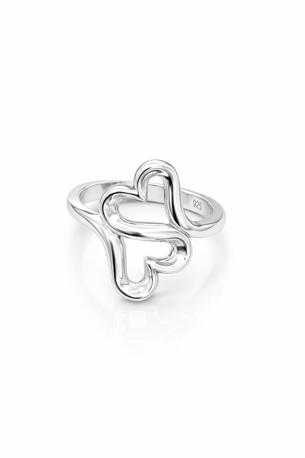 Double Hearts Ring